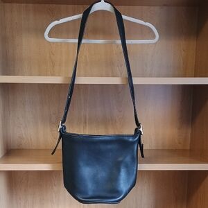 Coach Black Leather Shoulder Bag